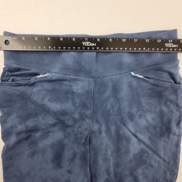 Chicos Matching Set Womens Medium Blue Zip Cotton Stretch Pockets Jacket pants - Picture 4 of 15